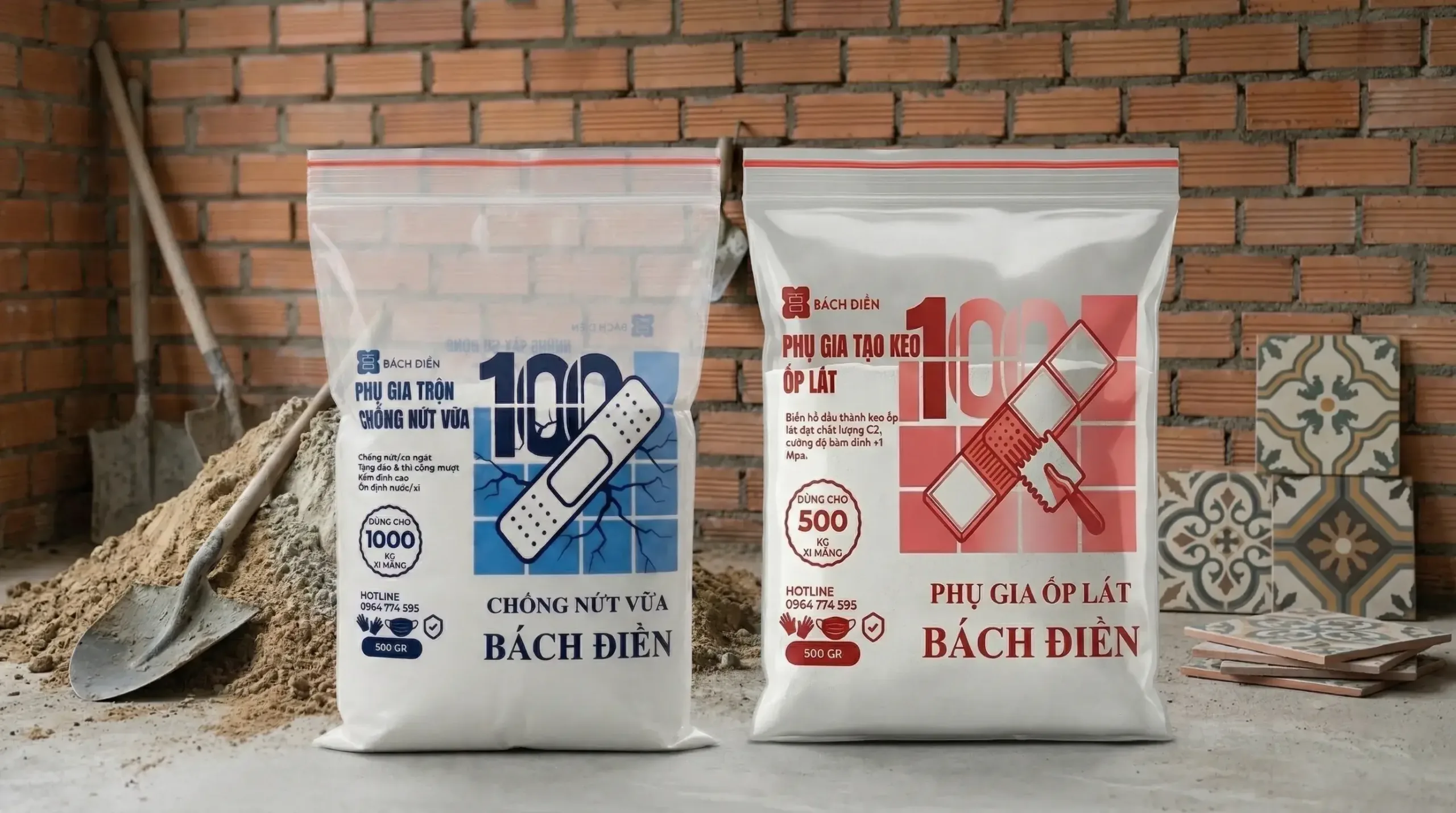 Phụ gia chống nứt vữa & tạo keo ốp lát